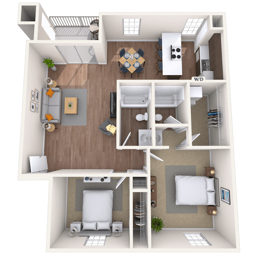 Floorplan image of unit 202002