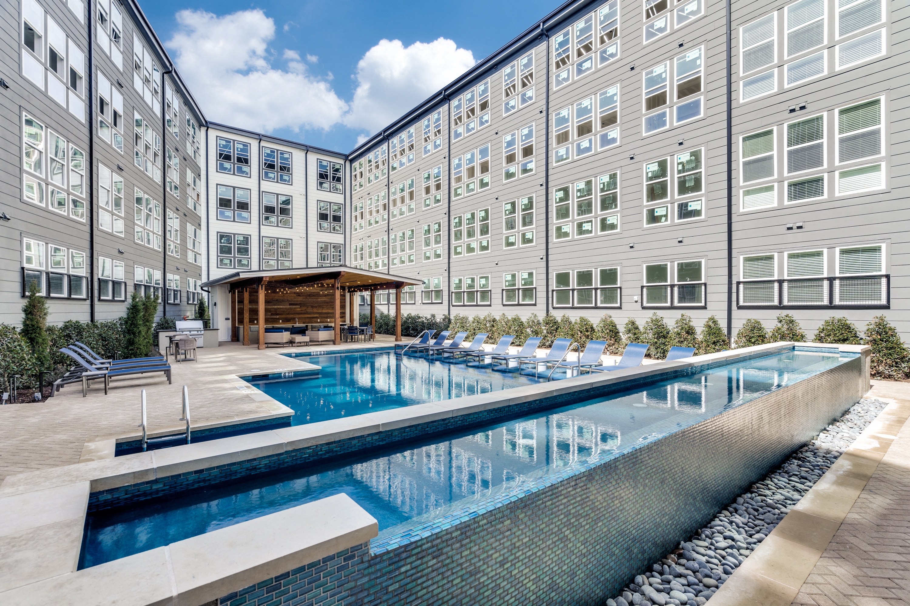 luxury pool bent tree lofts