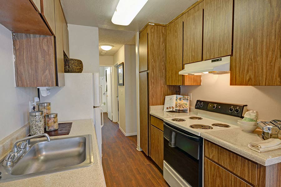 Kitchen at Baycliff Apartments in Richmond CA