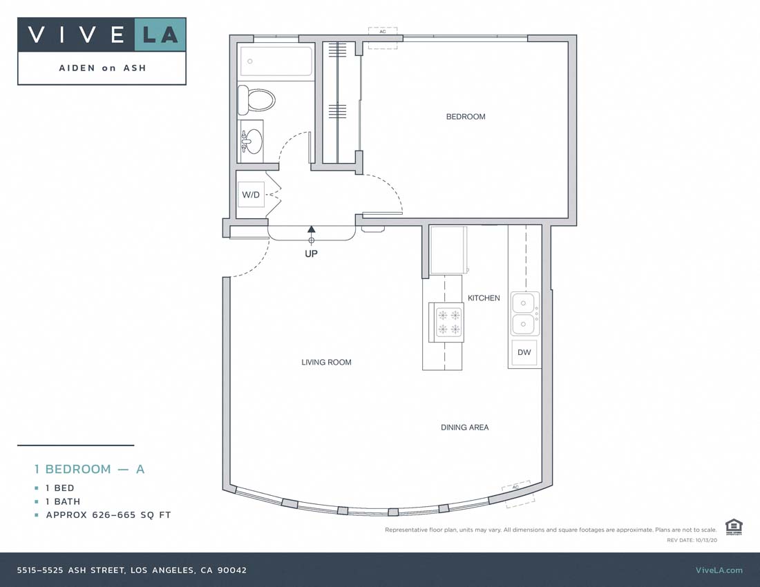 The floor plan for unit 5525_15