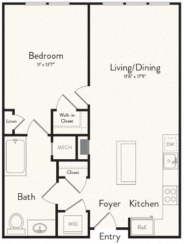 Floor plan layout diagram for A2