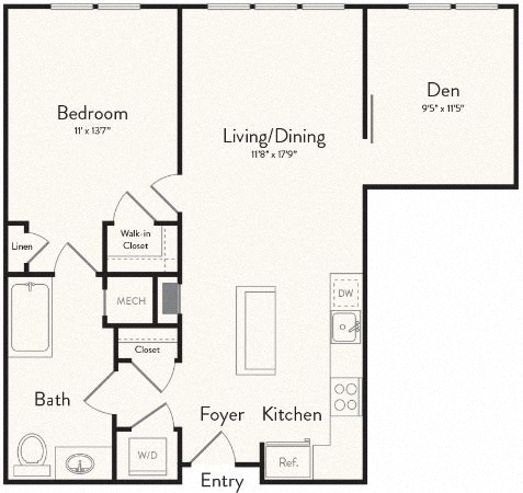 Floor plan layout diagram
