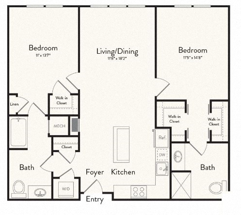Floor plan layout diagram