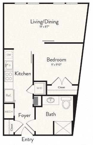 Floor plan layout diagram