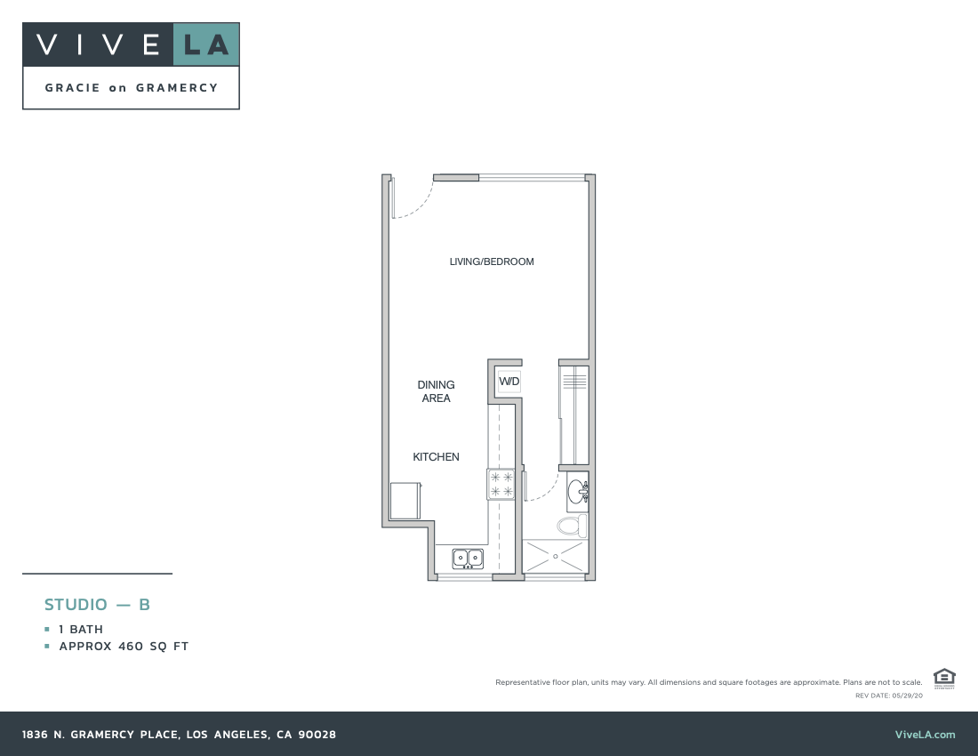 The floor plan for unit 03