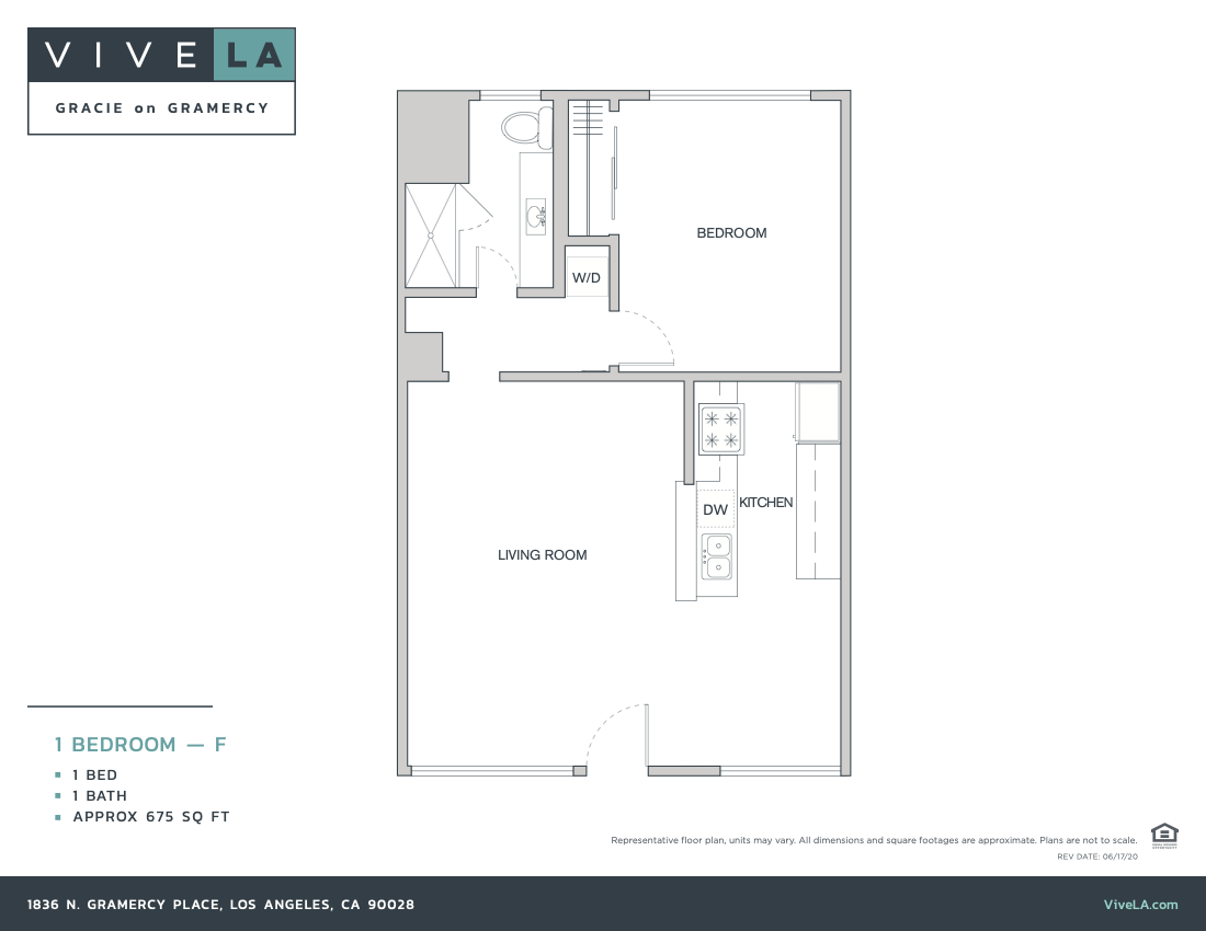 The floor plan for unit 05