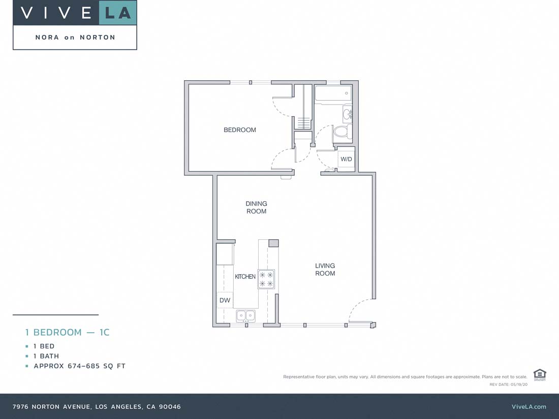 The floor plan for unit 04