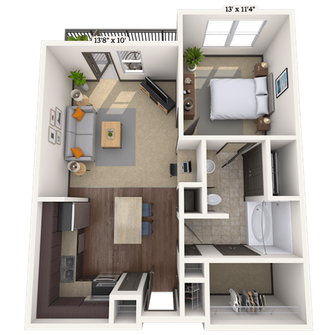 Floorplan image of unit III 011314