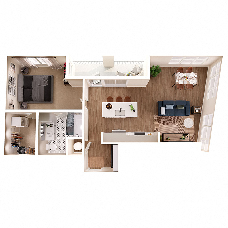 Floor Plan A3B Layout