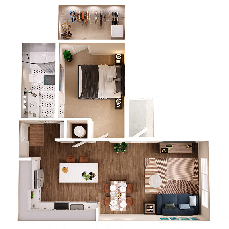 Floor Plan A7B Layout