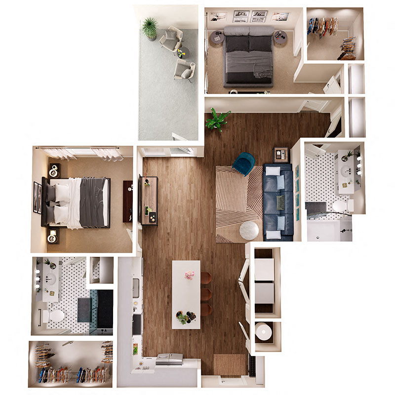 Floor Plan B3B Layout