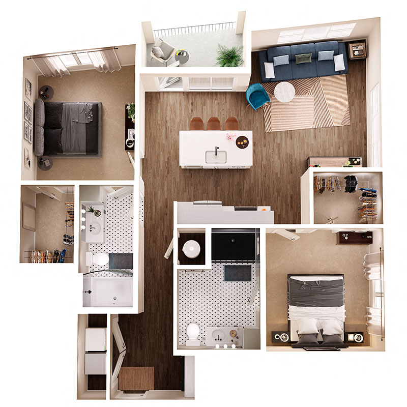 Floor Plan B5B Layout