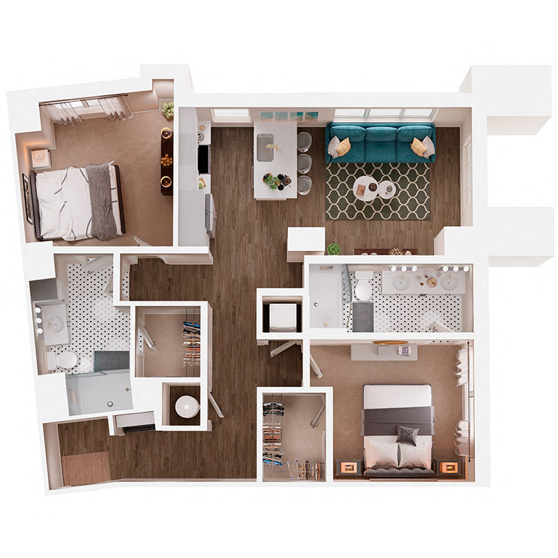Floor Plan B6 Layout
