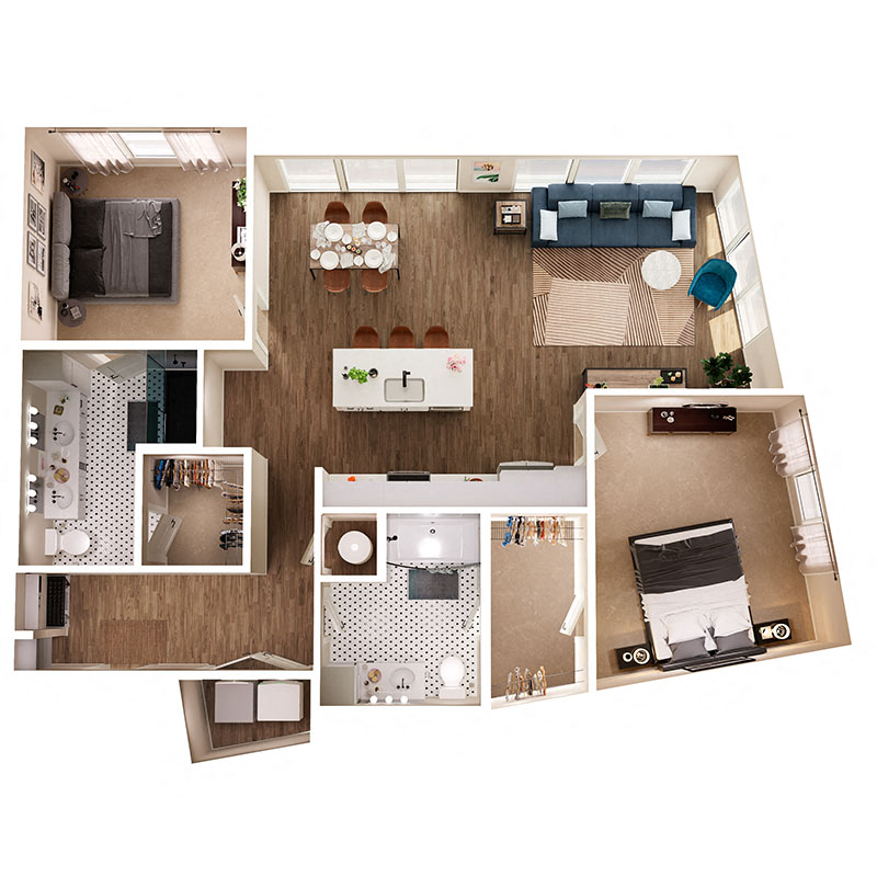 Floor Plan B7 Layout