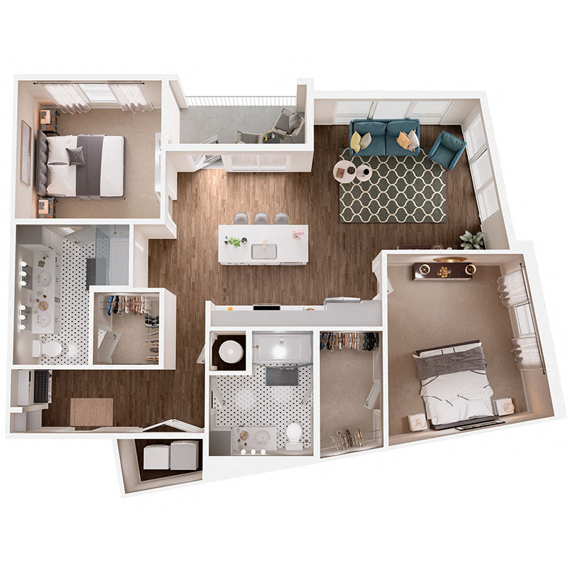 Floor Plan B7B Layout