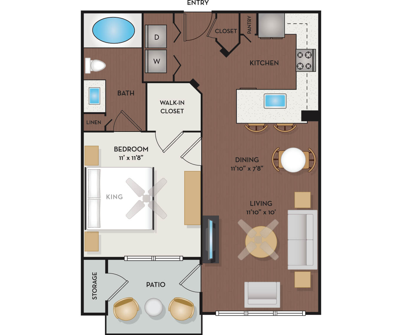 Studewood Floor Plan
