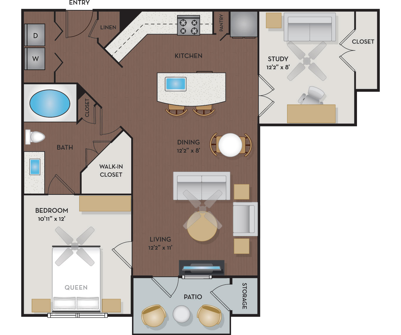 White Oak I & II Floor Plan