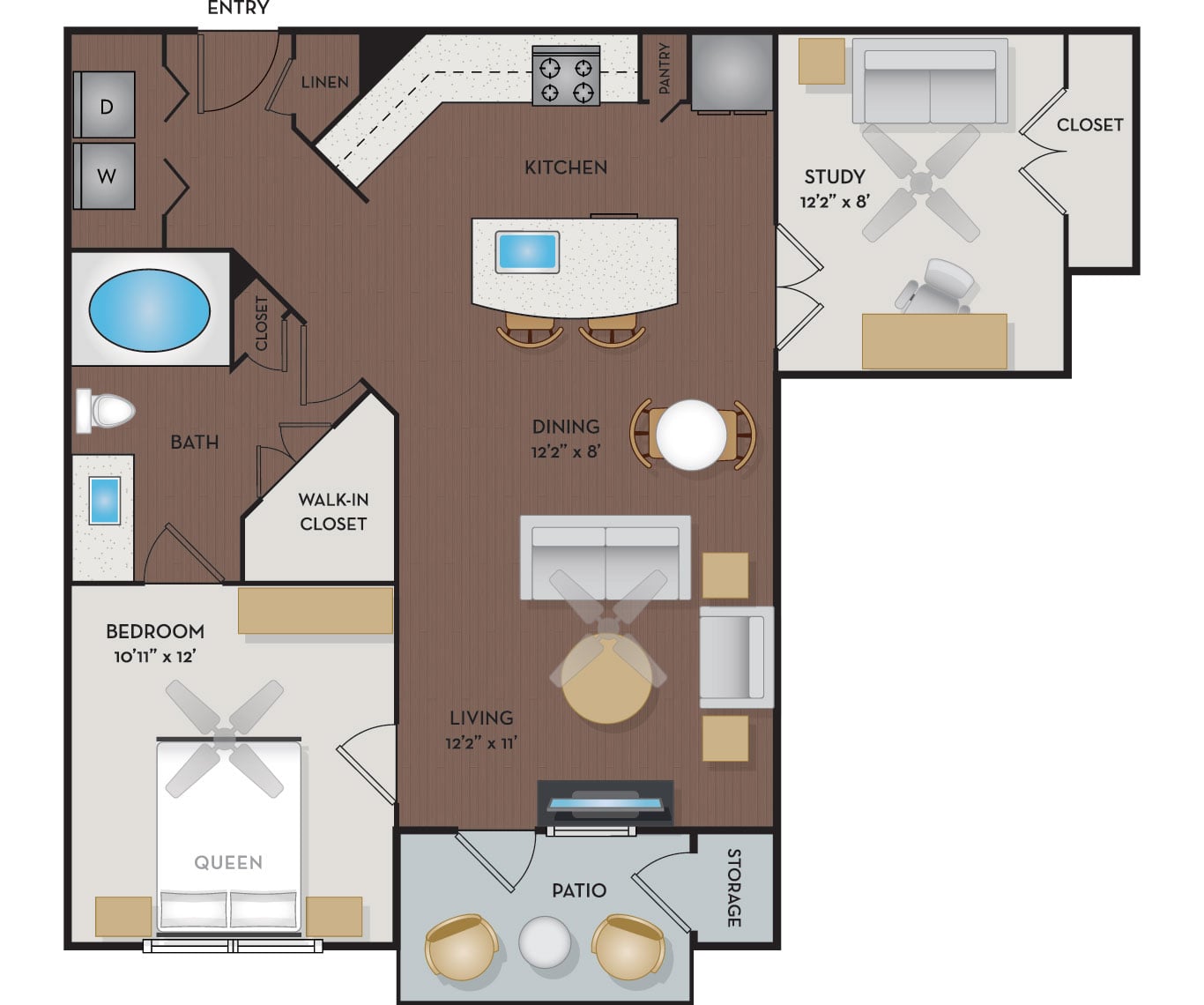 White Oak I & II Floor Plan