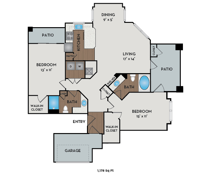 Floor Plans Issaquah Apartments in Sammamish, WA Boulder Creek