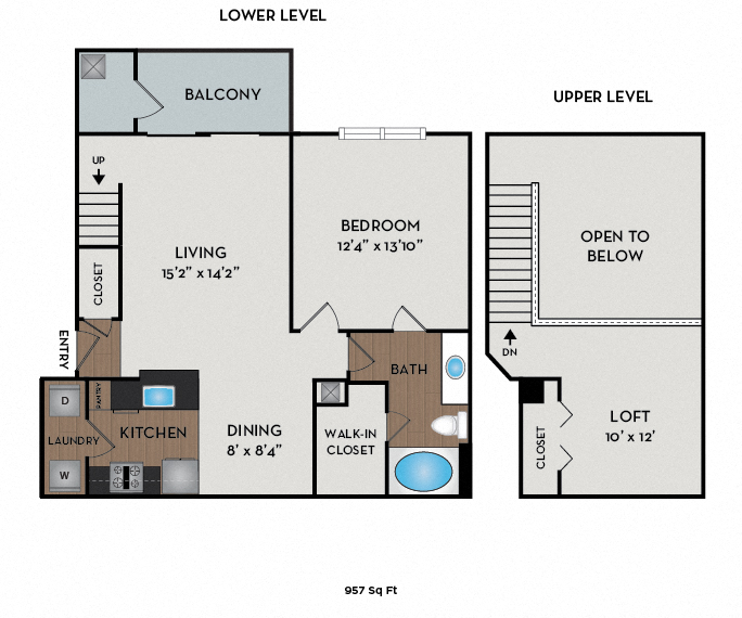 The Killington Loft Floor Plan