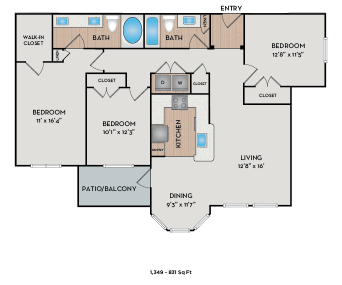 Sunset Floor Plan