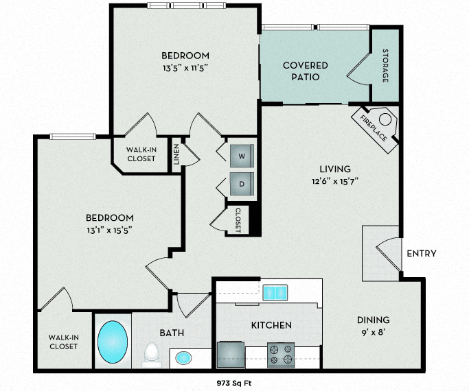 Sequoia - A1 Income Restricted Floor Plan