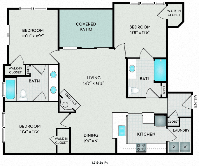 Floor Plans Union Hill Apartments for Rent in Redmond, WA The Lodge