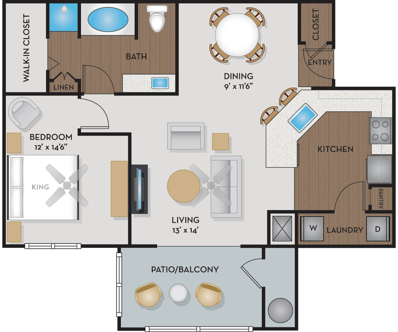 El Paso Floor Plan
