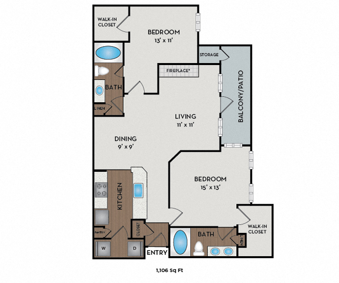 View Floor Plans Downtown McKinney TX Apartments for