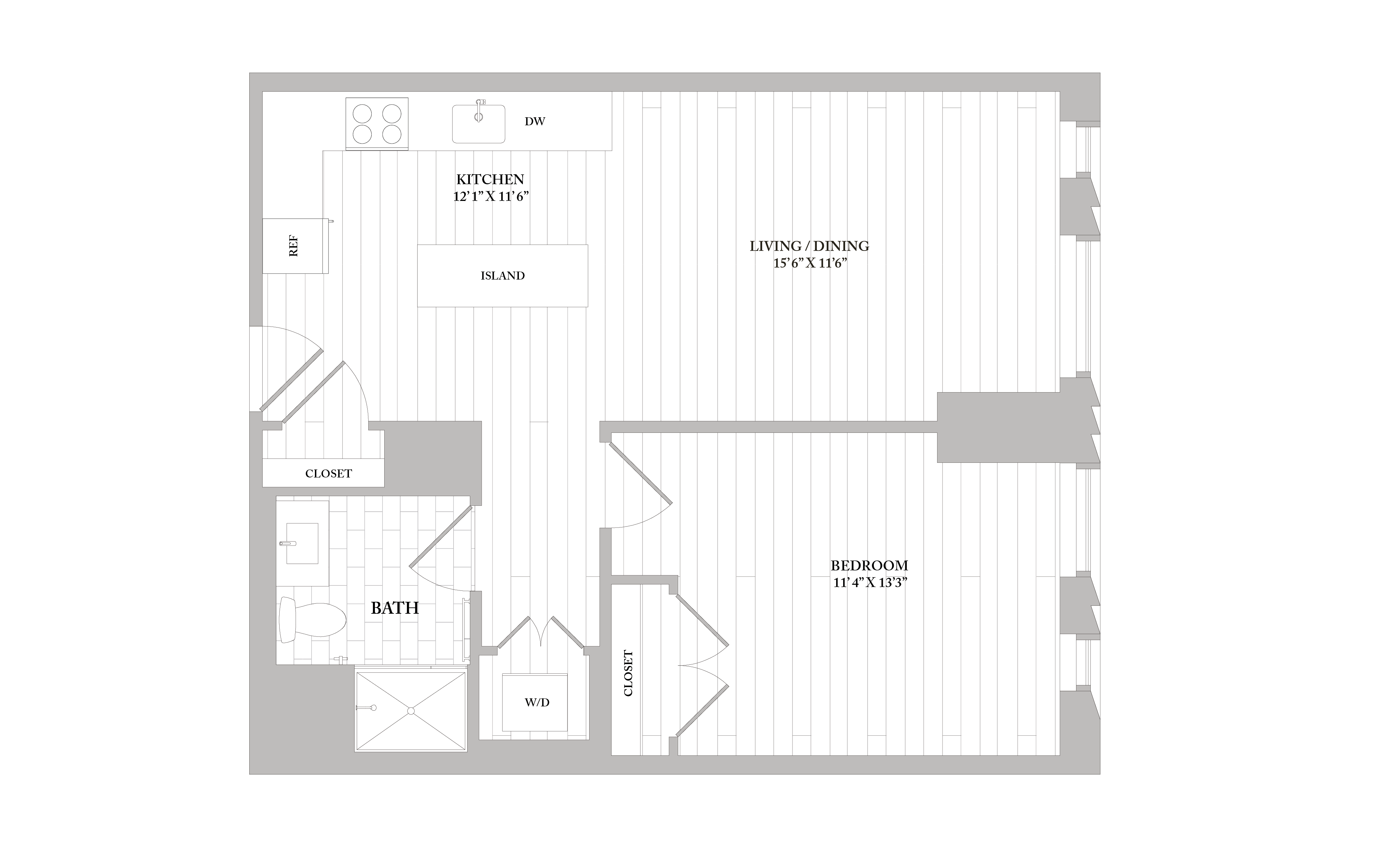Apartment 1010 enlarge view