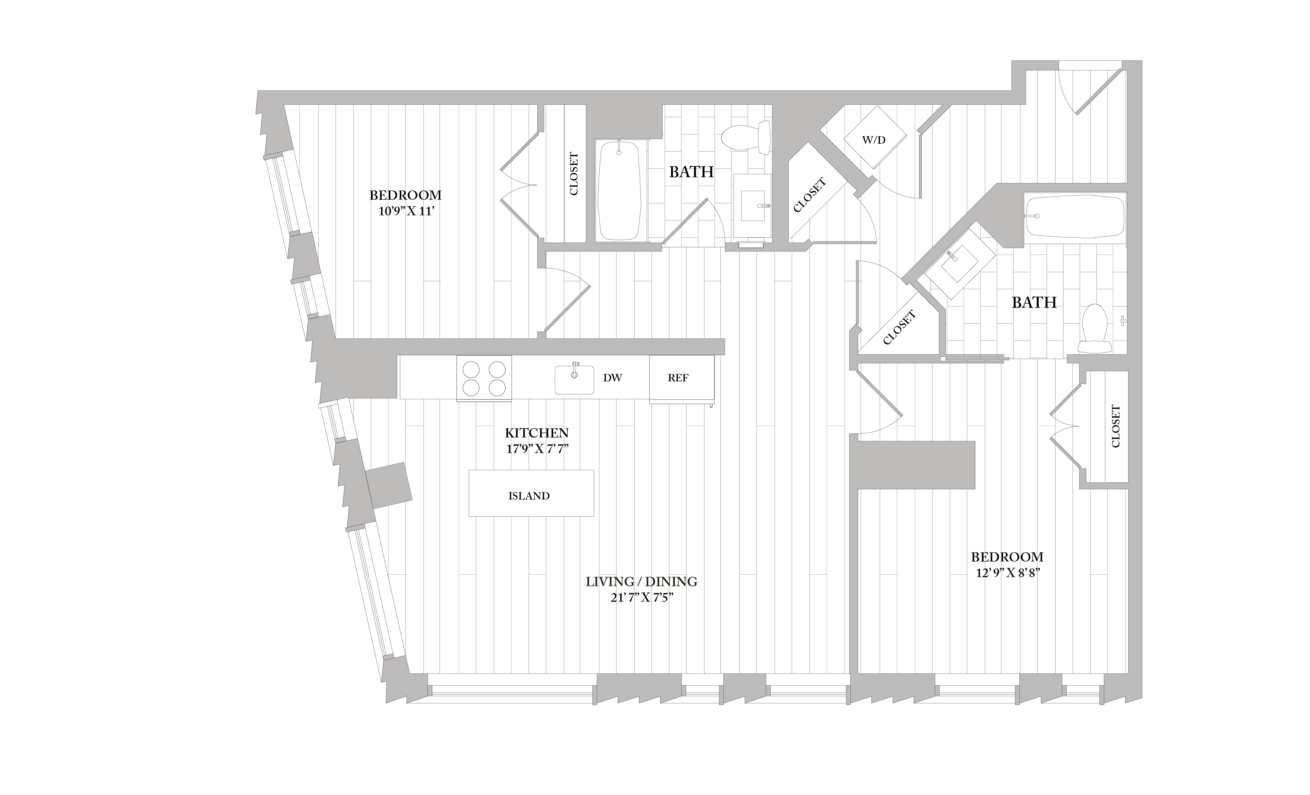 Apartment 0806 enlarge view