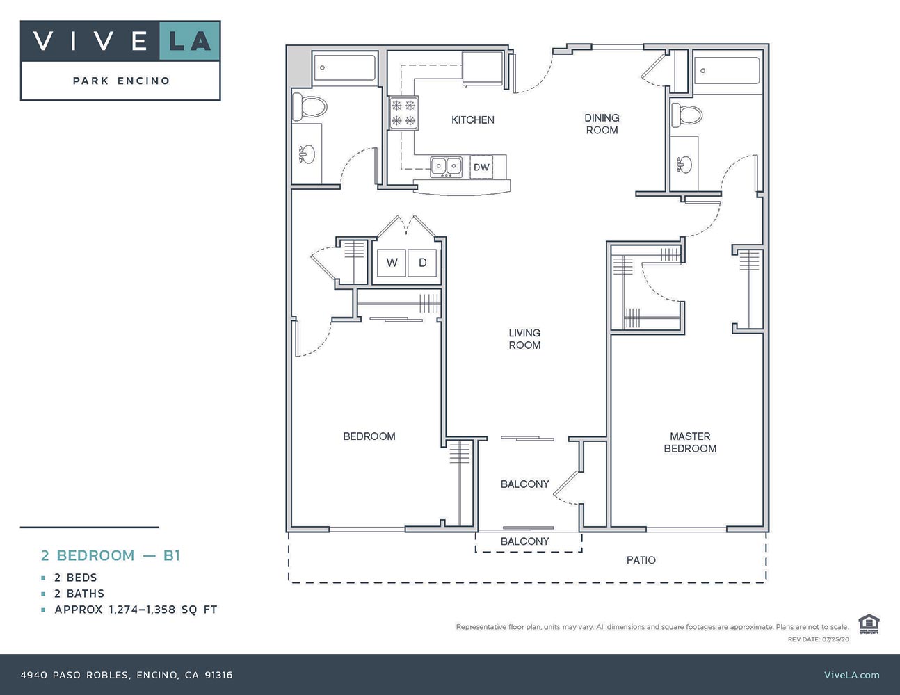 The floor plan for unit 211