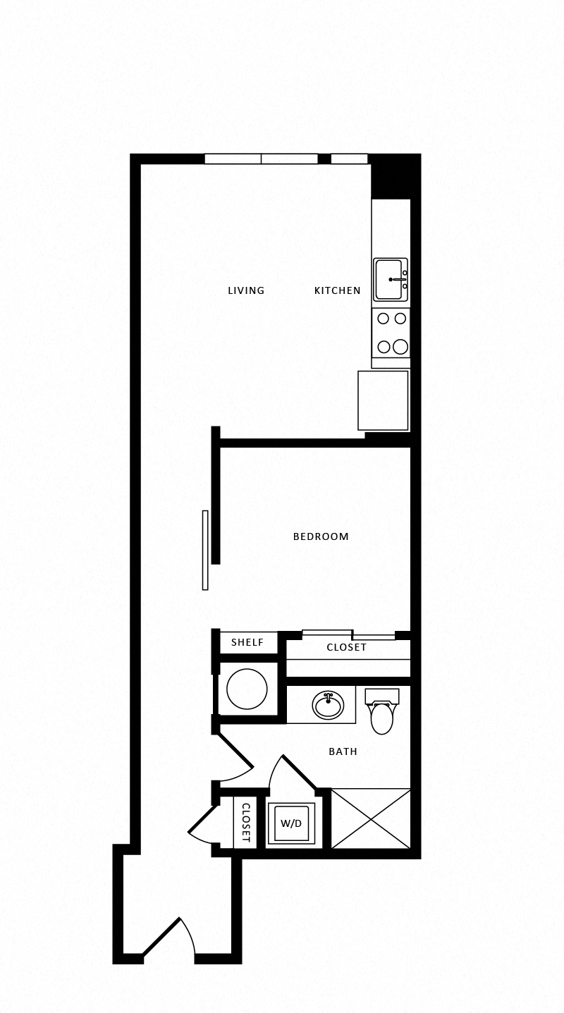 Apartment 1539 floorplan