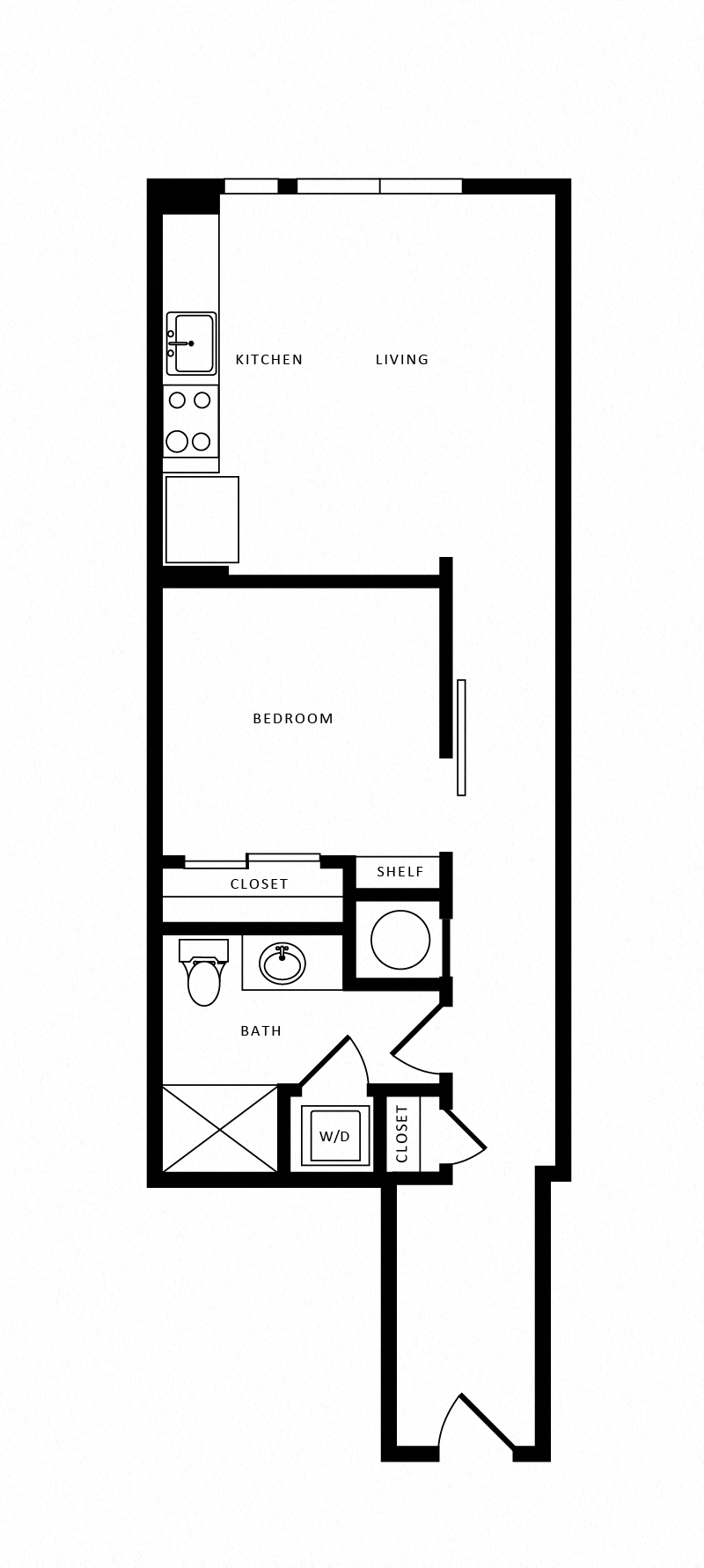 Apartment 2518 floorplan