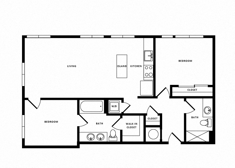 Apartment 2620 floorplan