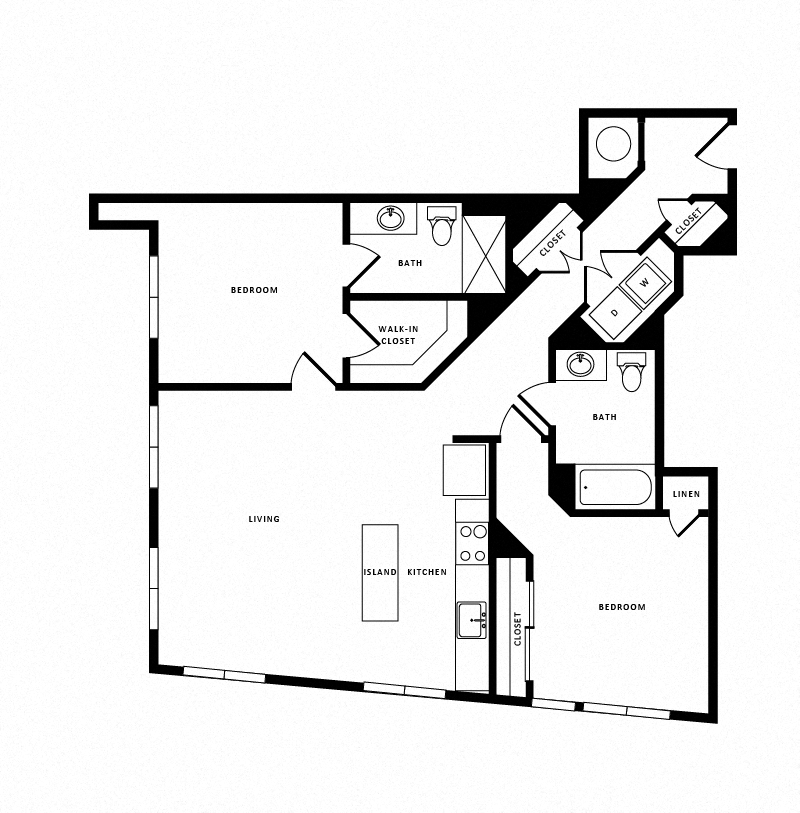 Apartment 1134 floorplan