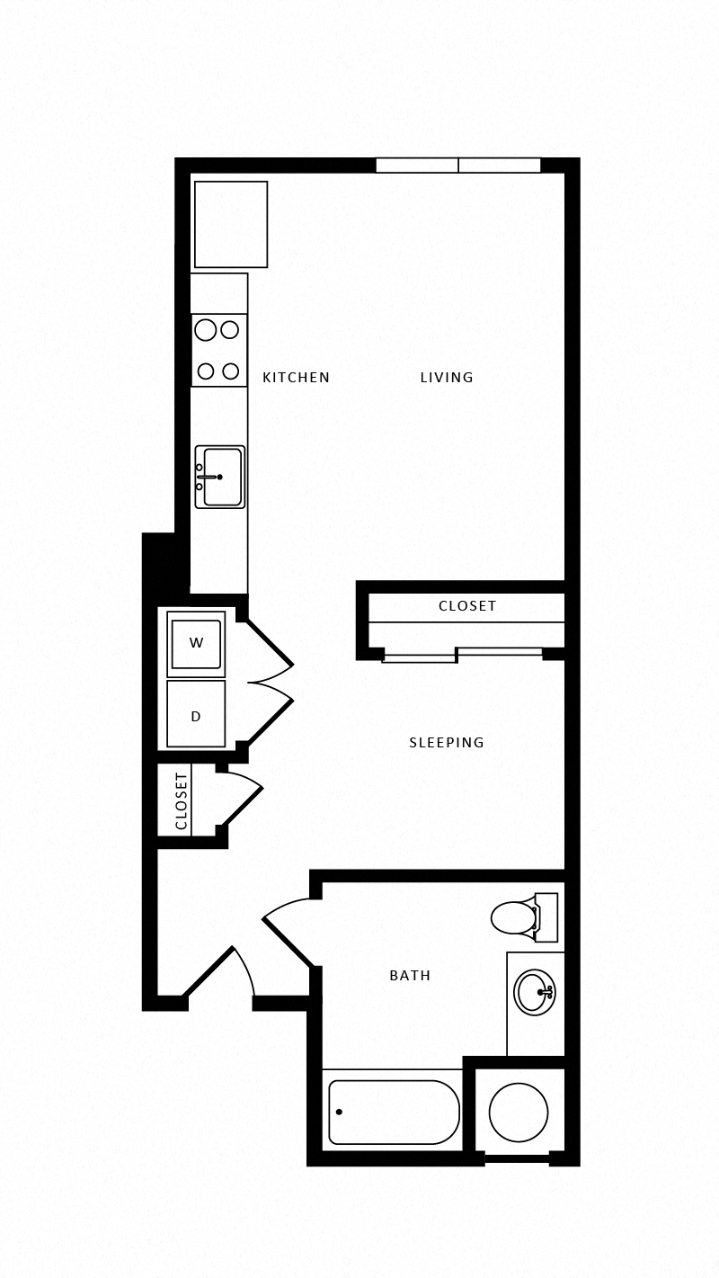 Apartment 1523 floorplan