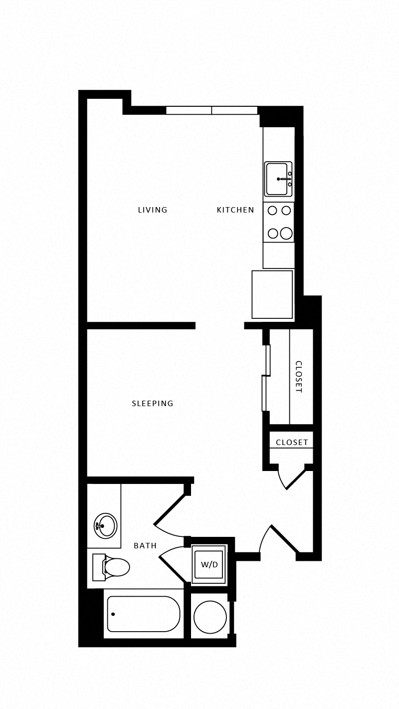 Apartment 2521 floorplan