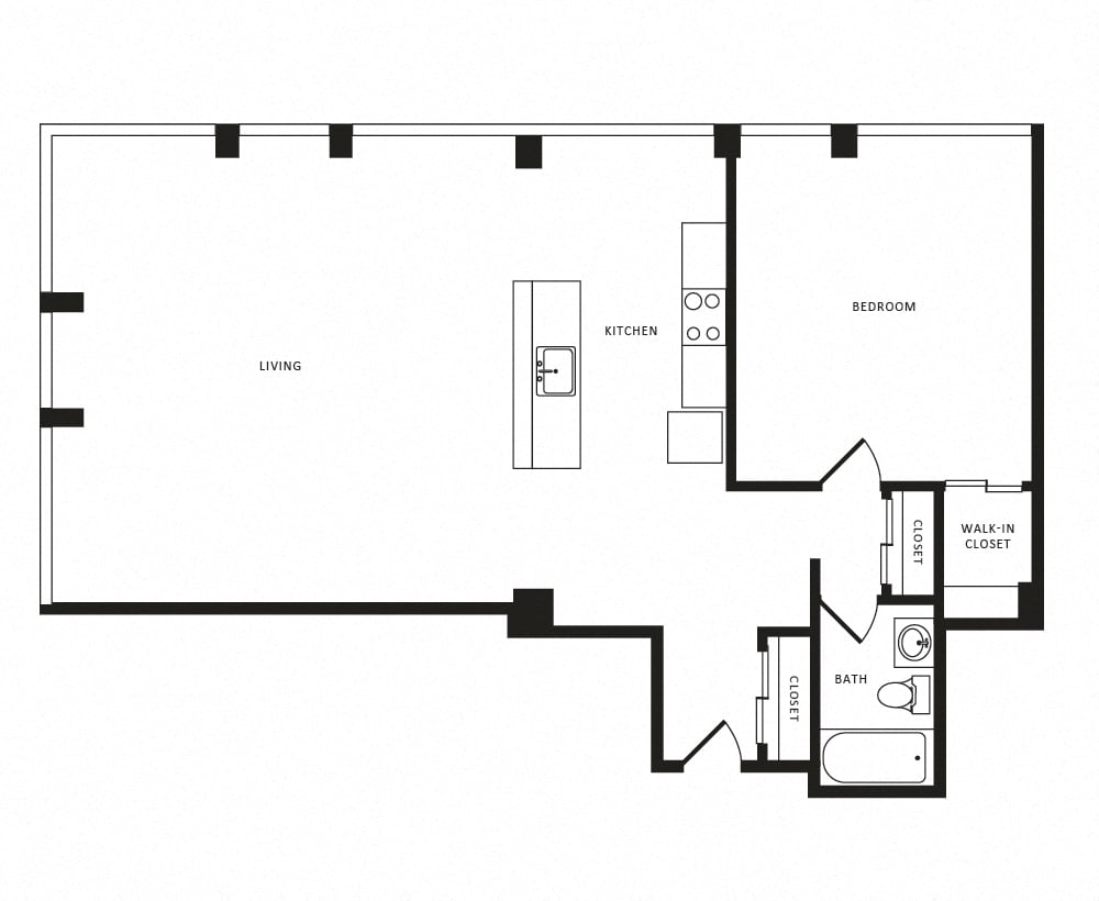 Apartment S806 floorplan