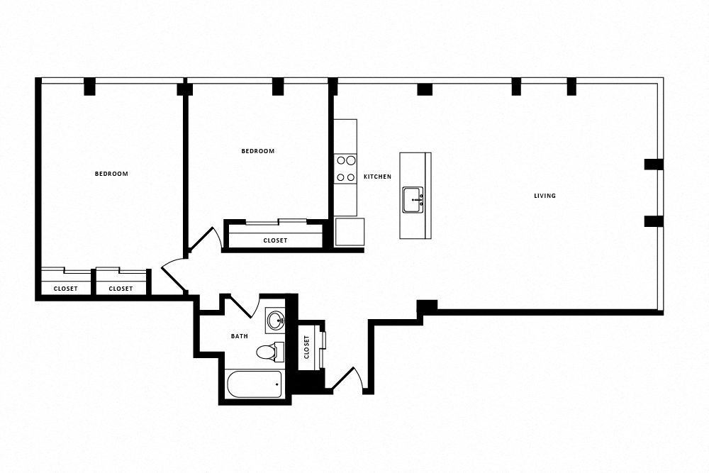 Apartment S104 floorplan