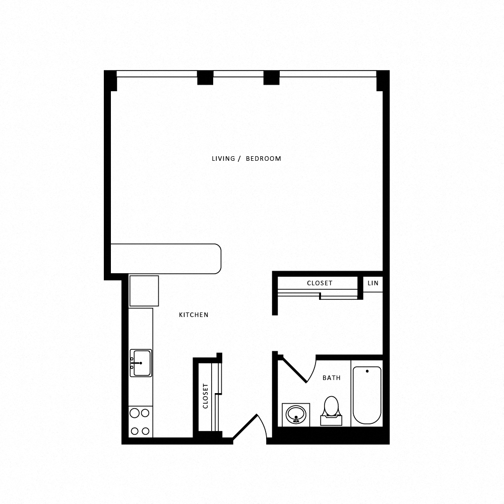 Apartment N414 floorplan