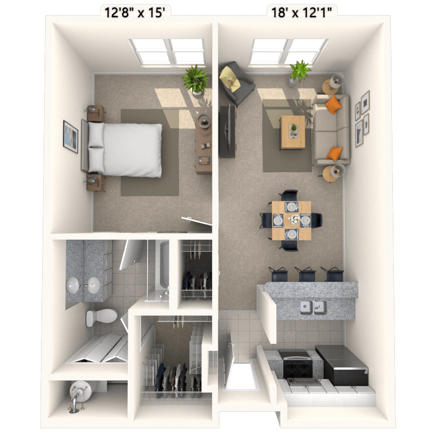 Floorplan image of unit III 137