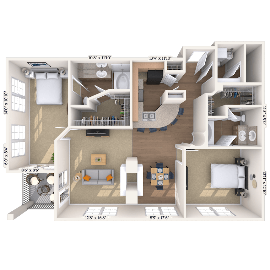 Floorplan image of unit I 247