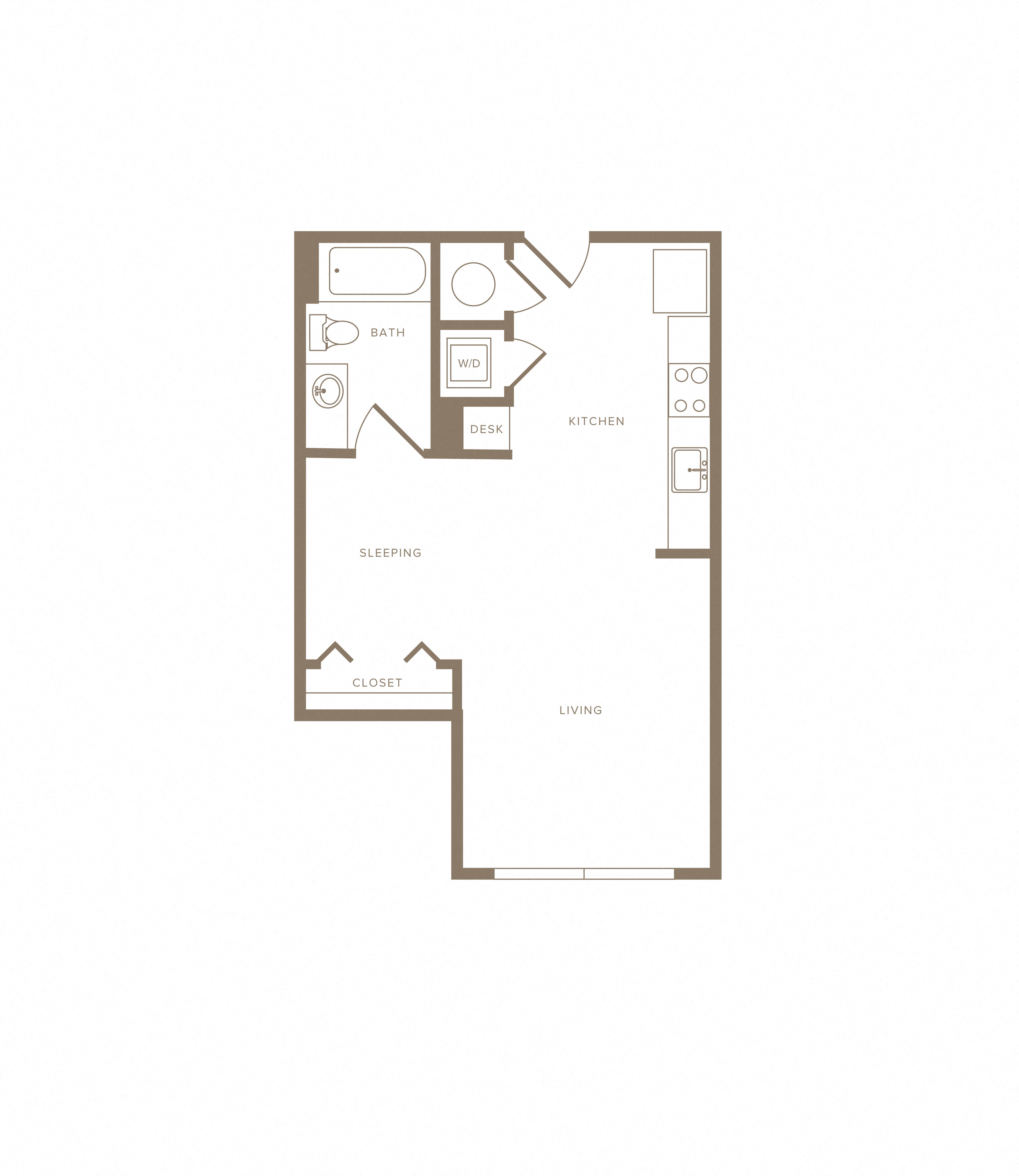 Apartment E-528 enlarge view
