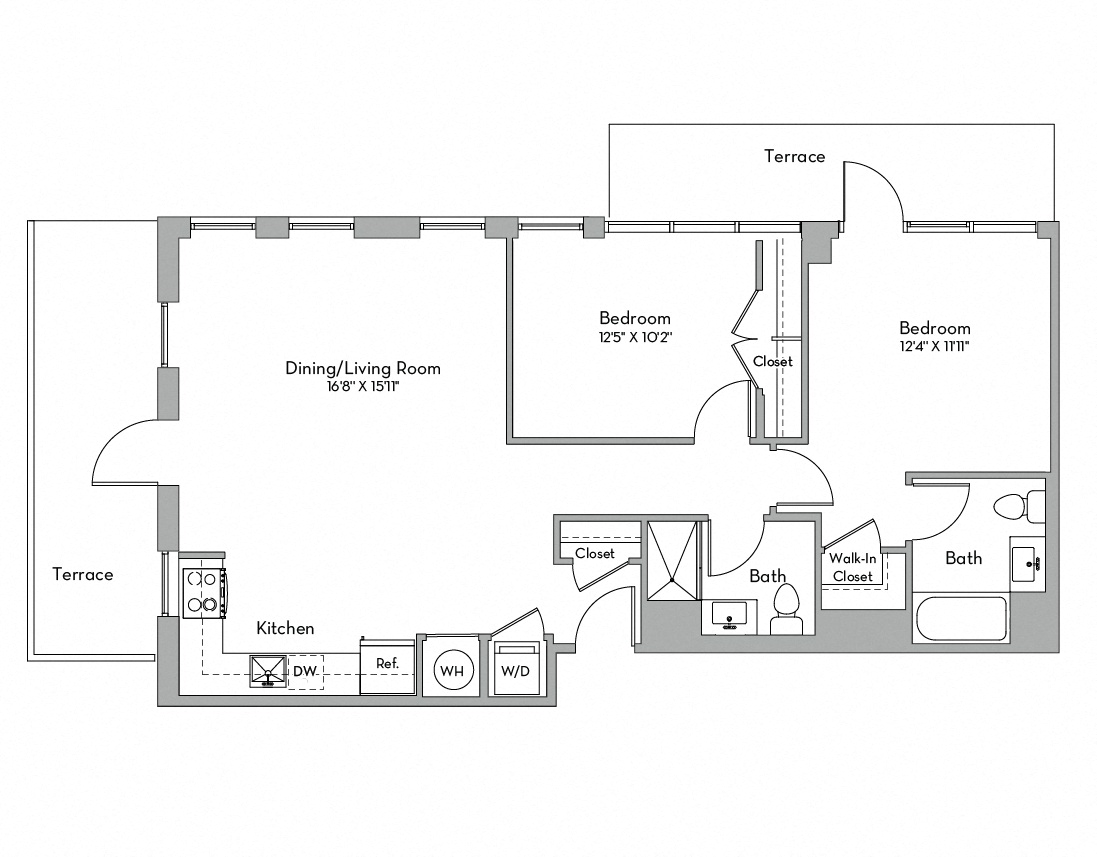 Apartment 0839 floorplan