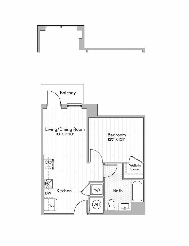 Apartment 0260 floorplan
