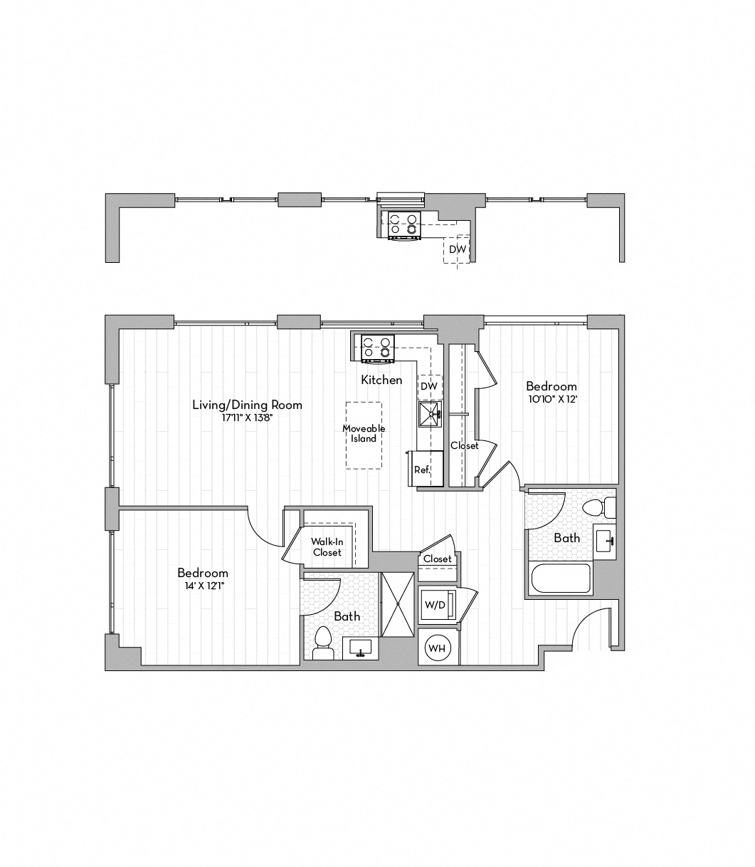 Apartment 0425 floorplan