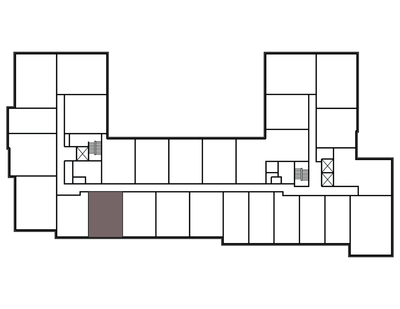 keyplan of apartment A108