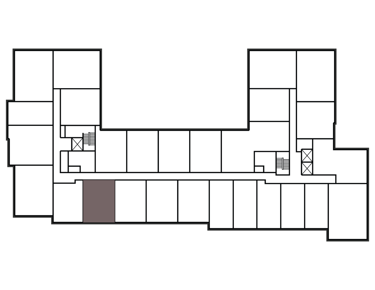 keyplan of apartment A108