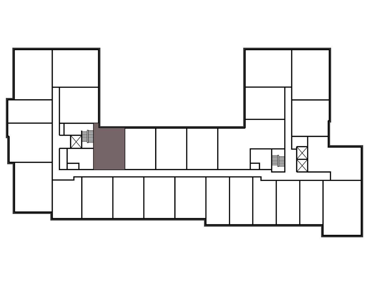 keyplan of apartment A108